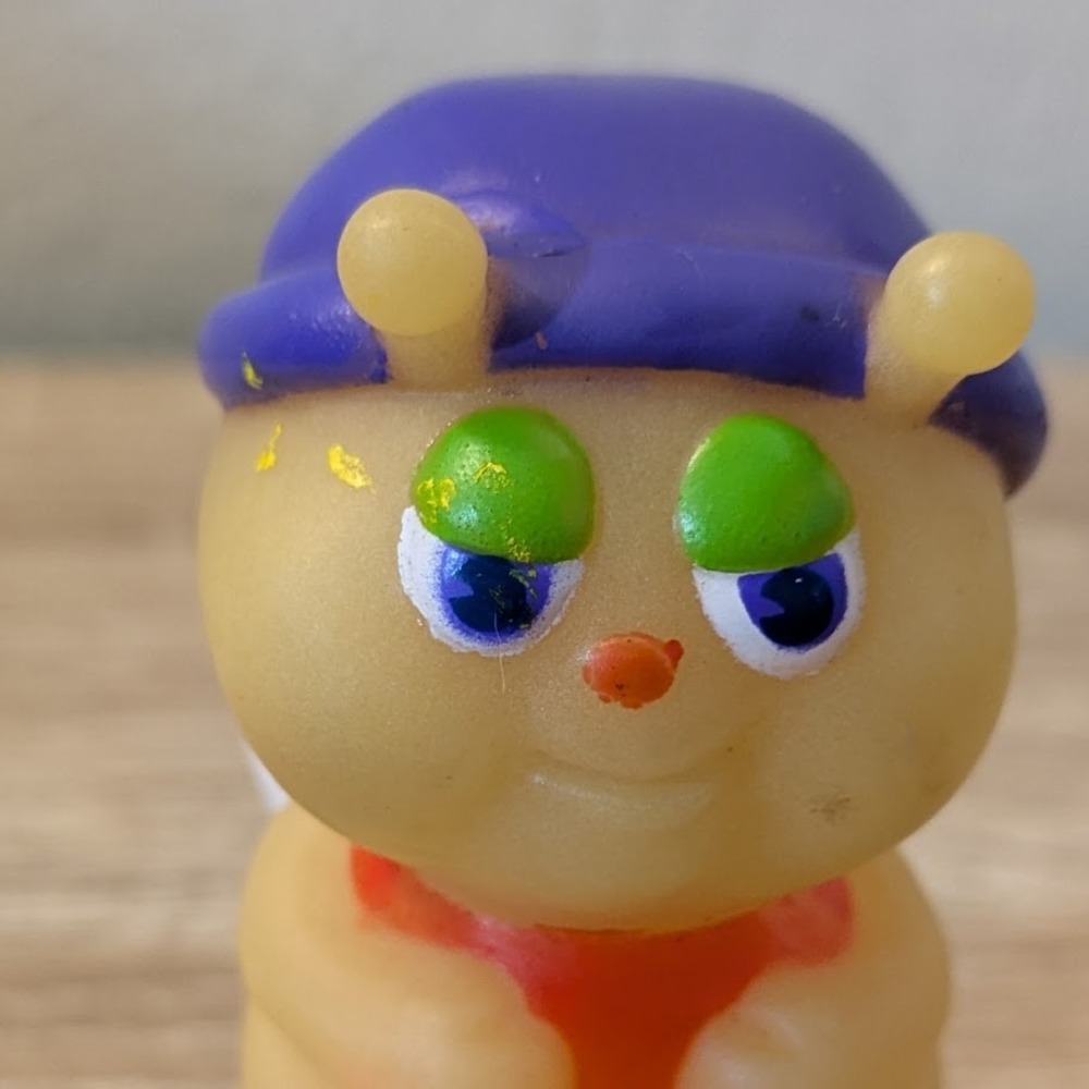 VTG 80s Playskool Glo Friends 3" Finger Puppets Lot of 3 Cricket Snugbug Spider - Picture 8 of 15